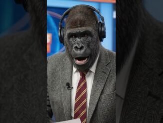 🦍 Breaking News With Your Favorite Anchor#ai #fypシ