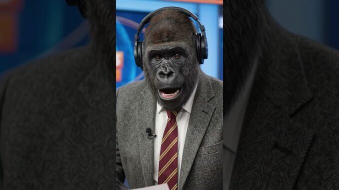 🦍 Breaking News With Your Favorite Anchor#ai #fypシ