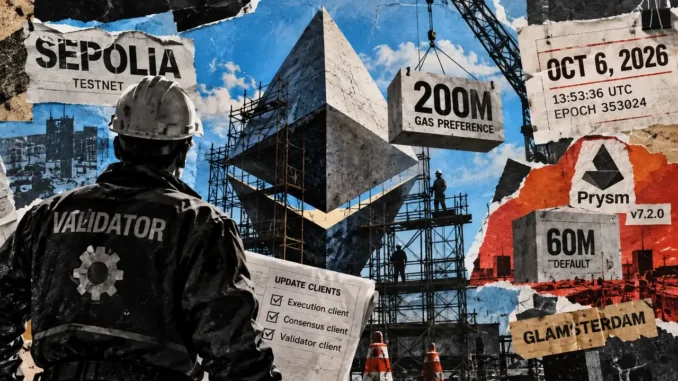 Ethereum is preparing a 200 million gas push as its Layer 1 scaling strategy accelerates