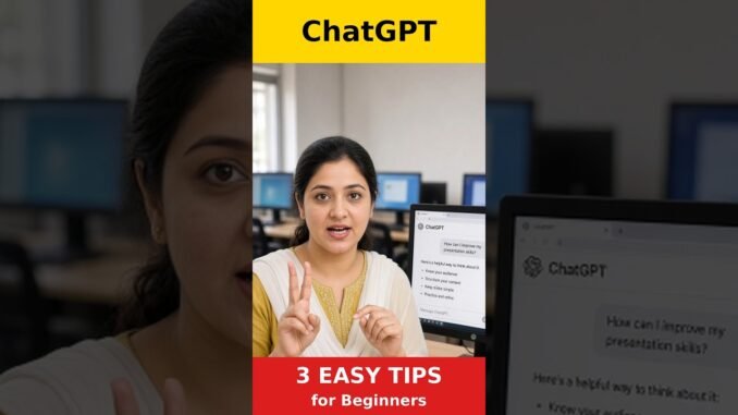 How to Use ChatGPT for Beginners (3 Tips)