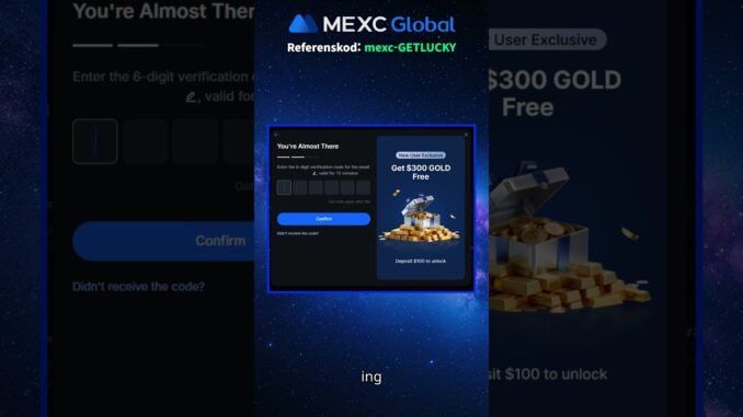 MEXC-guide på svenska: Kom igång på några minuter