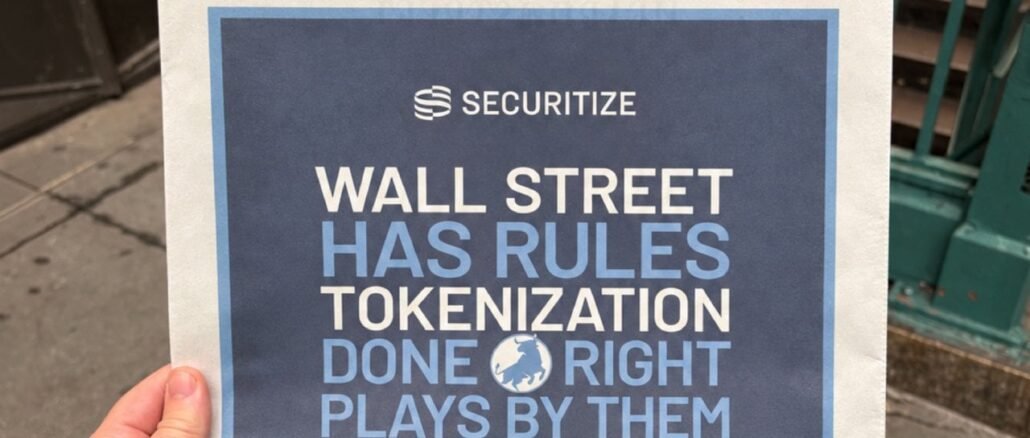 Securitize Defends Tokenization Against Critics With Full-Page WSJ Ad